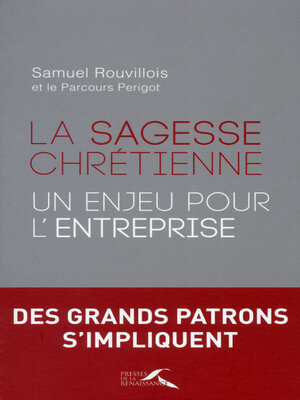 cover image of La sagesse chrétienne